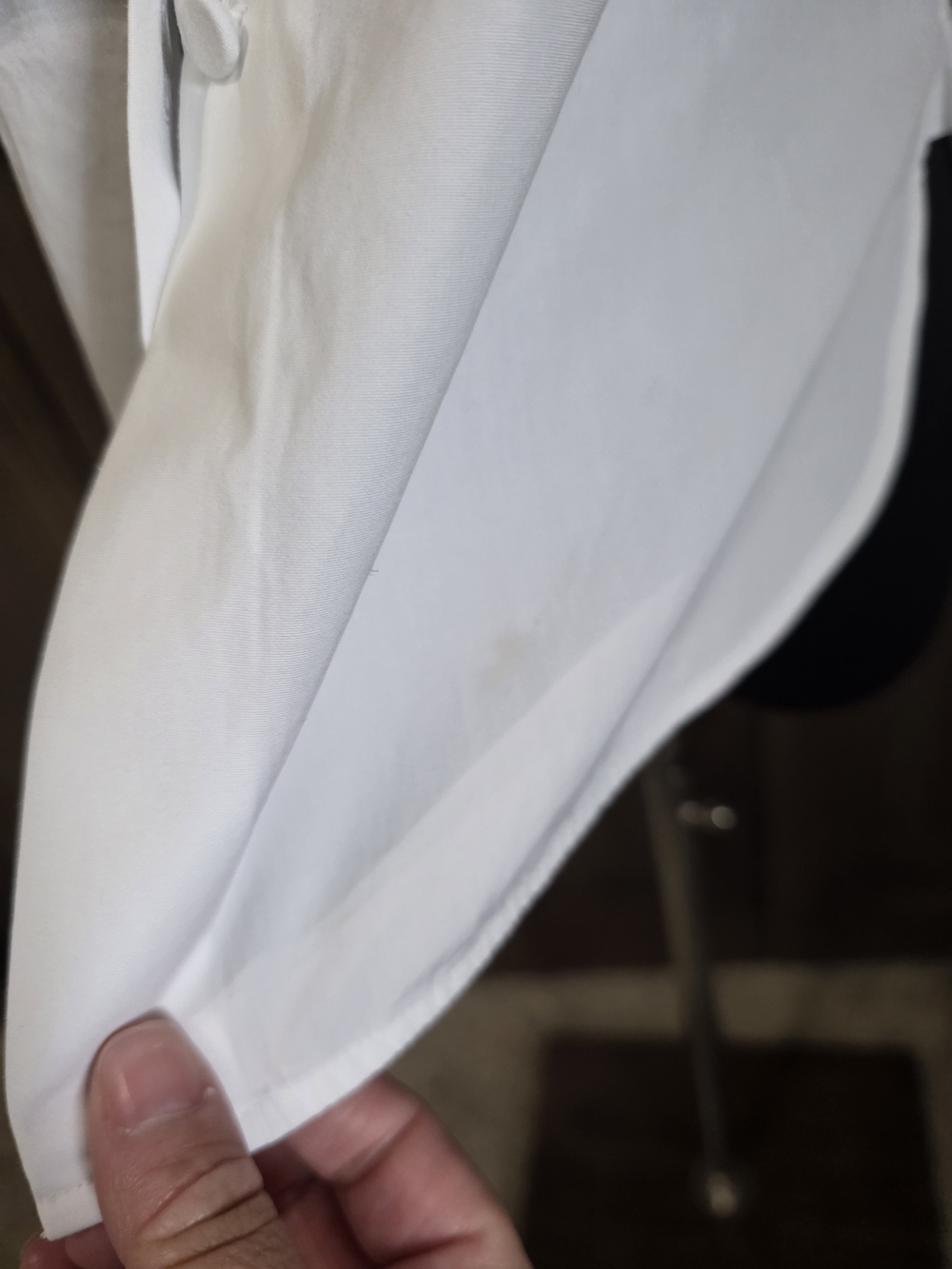 Helmut Lang White Ruffle Sleeve Blouse - Picture 3 of 5
